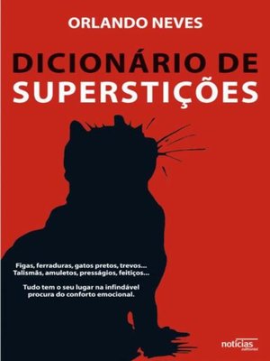 cover image of Dicionário de Superstições
